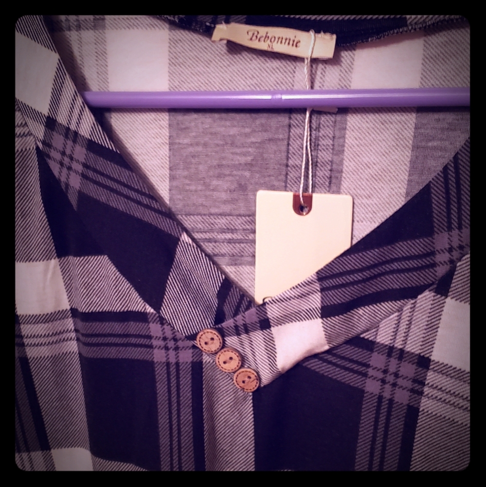 Plaid Fashion Top